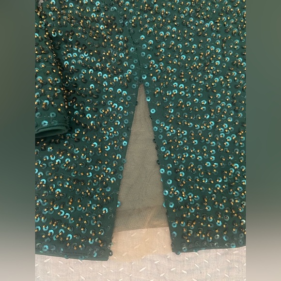 Michael Costello x REVOLVE Mr. Gibson Mini Dress in Hunter Green - Picture 15 of 16